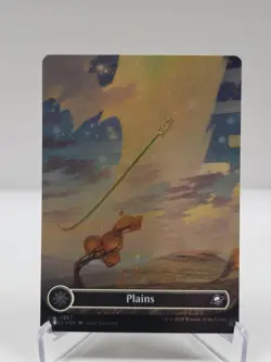 Plains (0367) (Borderless) (Galaxy Foil) - Edge of Eternities (EOE) *FOIL* - Image 1
