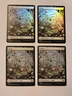 4x Plains (263) - Foil - Bloomburrow - Near Mint - MTG - Image 1