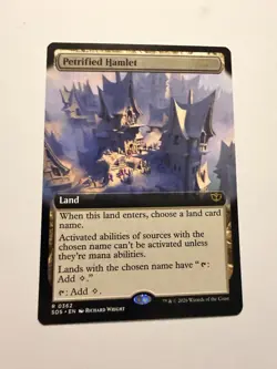 Petrified Hamlet (Extended Art) ✅Secrets of Strixhaven ✅ Magic (mtg) - Image 1