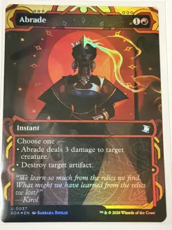 Abrade Borderless Secrets of Strixhaven Mystical Archive Foil 37 - Image 1