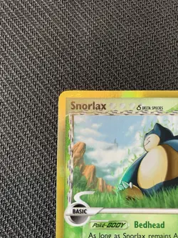 Pokemon EX Dragon Frontiers Snorlax Holo Card 10/101 Rare - Image 5