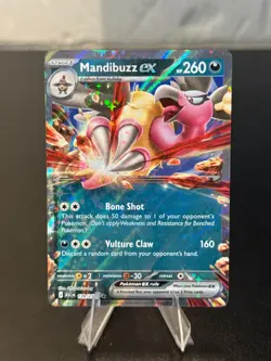 Mandibuzz ex 139/217 Double Rare ME: Ascended Heroes Pokemon NM - Image 1