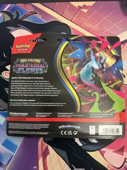 Pokemon TCG - Phantasmal Flames - 3 Pack Blister - Weavile - Brand New Sealed - Image 2