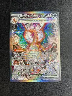 2023 Pokemon TCG OBF EN Charizard Ex 223/197 Special Illustration Rare NM - Image 1