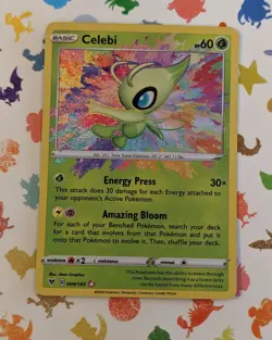 Pokemon TCG Celebi 009/185 Amazing Rare Vivid Voltage Holo English 2020 - Image 1