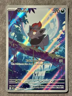 Pokemon Zorua Art Rare 142/086 White Flare - Image 1