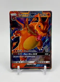 Pokemon TCG Hidden Fates Charizard GX Ultra Rare (SM211) Black Star Promo - Image 1