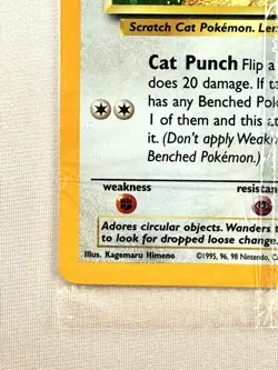 Pokemon TCG Meowth Wotc Promo 10/53 Holo Promo Basic English SEALED - Image 4