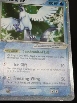 Articuno ex 032 Holo Nintendo Black Star Promo 2005 Pokemon NM/LP - Image 5