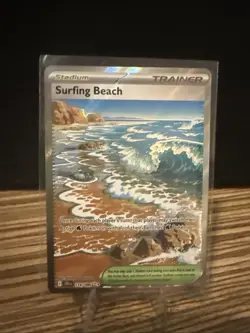 Surfing Beach 114/086 Pokemon Chaos Rising Full Art NM - Image 1