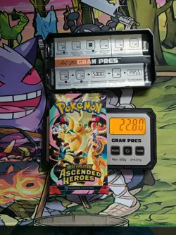 🎊HEAVY! 22.80g 🌟🌟🌟Pokemon TCG Ascended Heroes🌟🌟Booster Pack (SEALED)🍀 - Image 1