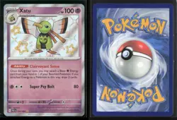 Xatu 152/091 Shiny Rare Paldean Fates Pokemon NM/M - Image 3