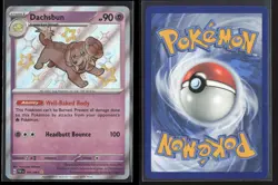 Dachsbun 161/091 Shiny Rare Paldean Fates Pokemon NM/M - Image 3