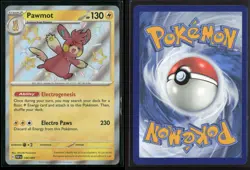 Pawmot 144/091 Shiny Rare Paldean Fates Pokemon NM/M - Image 3