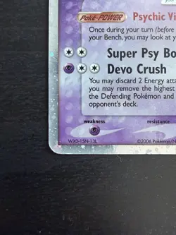 Pokemon Mew ex 100/110 Ex Holon Phantoms English Ultra Rare Holo Vintage swirl - Image 3