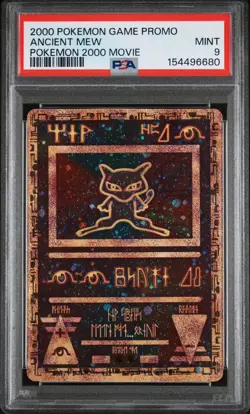 Pokemon PSA 9 Mint 2000 Movie Promo Ancient Mew - Image 1