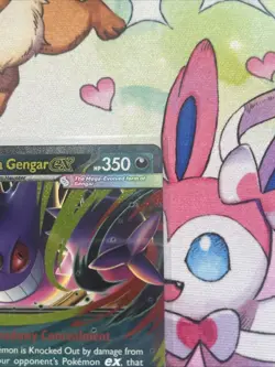 Pokemon TCG Mega Gengar EX 056/094 Ultra Rare Holo Phantasmal Flames - Image 4