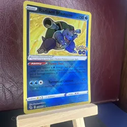 Radiant Blastoise 018/078 Pokemon GO Holo - Image 1