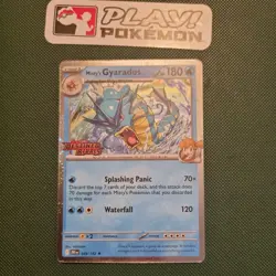 Pokemon TCG Misty’s Gyarados 049/182 Stamped Pre-Release Destined Rivals - Image 1