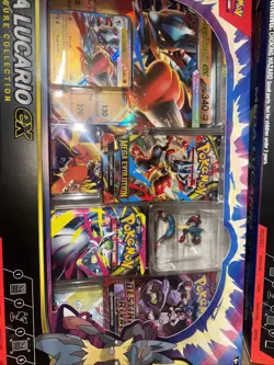 Pokemon TCG Mega Lucario ex Premium Figure Collection Box Factory Sealed - Image 4