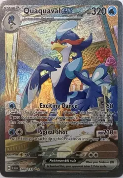 Quaquaval ex 260/193 Special Illustration Rare Paldea Evolved Pokemon NM - Image 1