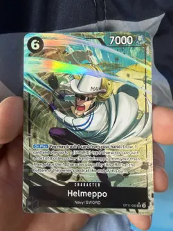 One Piece Cards English OP11-092 Helmeppo Alt Art Parallel - NM - Image 1