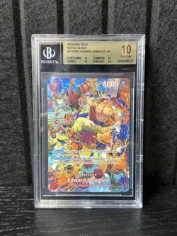 BGS 10 2025 ONE PIECE OP10-ROYAL BLOOD SPECIAL ALTERNATE ART #002 EDWARD NEWGATE - Image 1