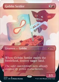 Goblin Settler -Foil Near Mint MTG Secret Lair - Image 1