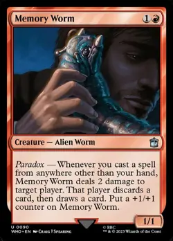 Memory Worm - Commander: Universes Beyond: Doctor Who - Near Mint - Image 1