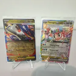 2 Card Lot Pokemon TCG M Latias EX Promo+ Tatsugiri ex English NM - Image 1