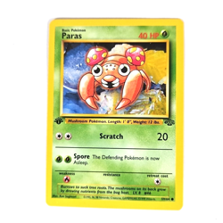 Pokemon TCG Paras 1999 Wizards Of The Coast First Edition Jungle Card 59 No Play - Image 3