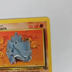 Pokemon TCG Rhyhorn Wizards Of The Coast First Edition Jungle Set Card #61/64 - Image 5