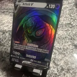 Pokemon TCG Arbok V 024/S-P Fan/Alt art Full Stained glass holo - Image 2