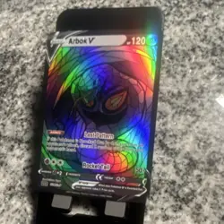 Pokemon TCG Arbok V 024/S-P Fan/Alt art Full Stained glass holo - Image 3