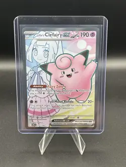 🔥Pokemon TCG Lillie's Clefairy EX Full Art 173/159 Journey Together - Image 1