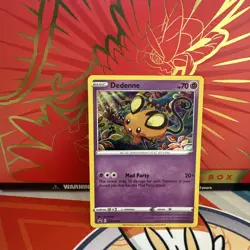 Dedenne SWSH080 Black Star Promo Mint Pokemon Card - Image 1