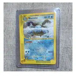 Pokemon Blastoise 004/165 Expedition Base Set Holo Rare Card English 2002 - Image 1