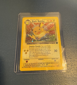 Dark Raichu - 83/82 - Pokemon Team Rocket Unlimited Holo Rare Card WOTC NM- - Image 1