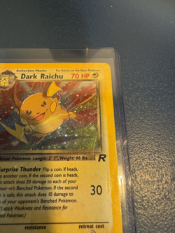 Dark Raichu - 83/82 - Pokemon Team Rocket Unlimited Holo Rare Card WOTC NM- - Image 2