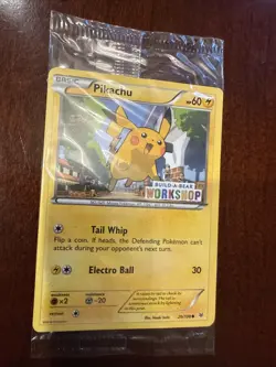 Build a Bear Pokemon Card Pikachu Promo Trading TCG SEALED NEW - Image 1