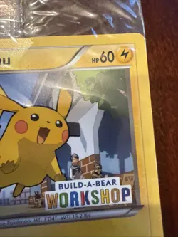 Build a Bear Pokemon Card Pikachu Promo Trading TCG SEALED NEW - Image 3