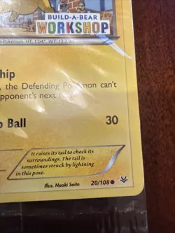 Build a Bear Pokemon Card Pikachu Promo Trading TCG SEALED NEW - Image 4
