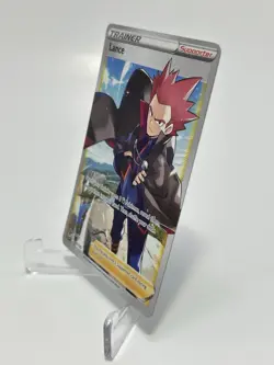 Pokemon LANCE 192/195 | SWSH12: Silver Tempest | Holofoil Ultra Rare FULL ART NM - Image 3