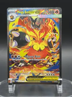 2026 Pokemon Ascended Heroes Mega Emboar ex Special Illustration Rare #273/217 - Image 1