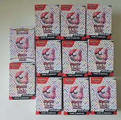 **EMPTY** LOT OF 11 - POKEMON TCG - BOOSTER BUNDLES 151 **EMPTY!** - Image 1