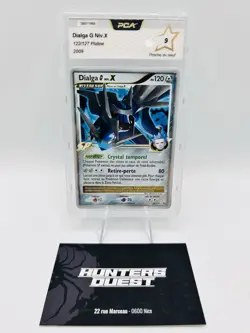 PCA 9 Carte Pokemon Dialga Niv. X / Diamant et Perle Platine de base 122/127 - Image 1