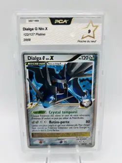 PCA 9 Carte Pokemon Dialga Niv. X / Diamant et Perle Platine de base 122/127 - Image 2