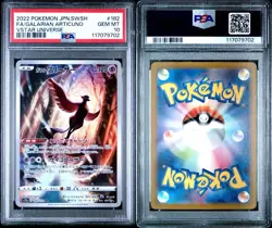 Pokemon Card Galarian Articuno 182/172 VSTAR Universe PSA 10 Gem Mint JPN - Image 3