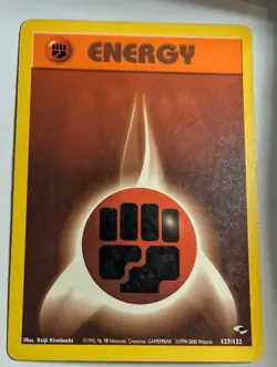 Fighting Energy 127/132 Gym Heroes Pokemon Card - Image 1
