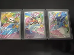 Pokemon TCG - First Partner Illustration Collection, Series 1 Gen 7 Starters Set - Image 2